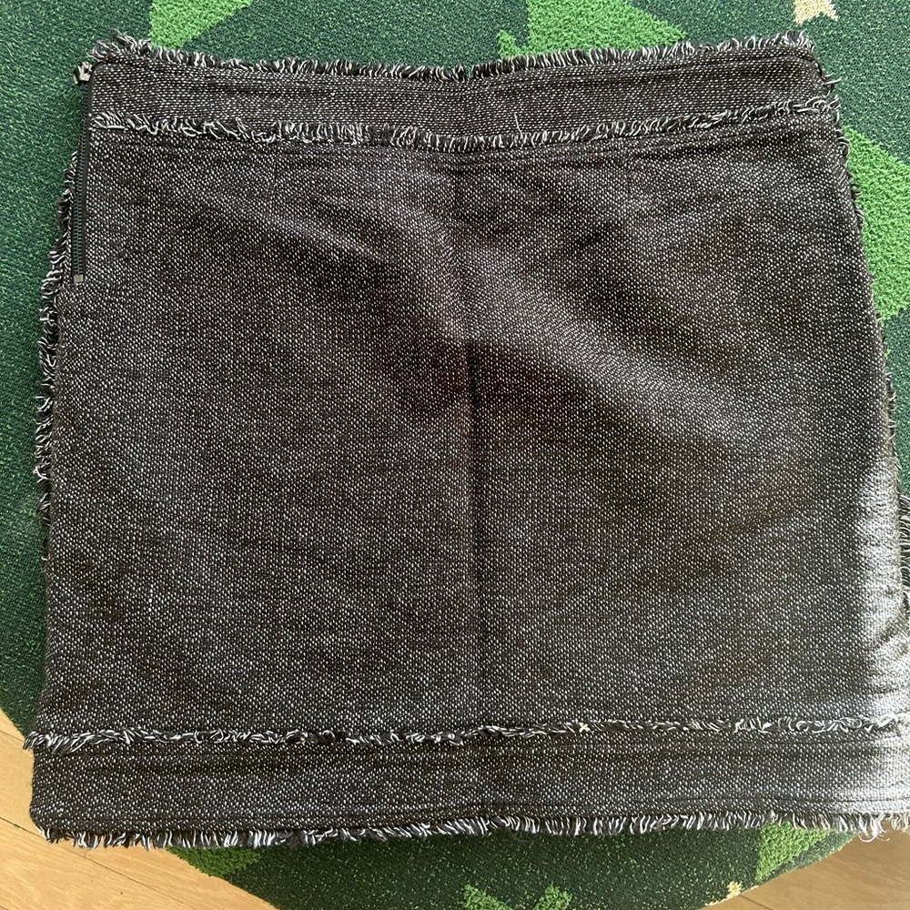 Nine West Elegant Black Tweed Skirt